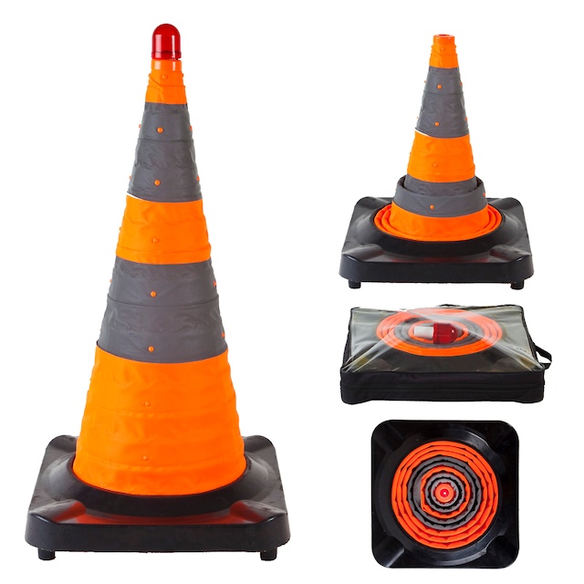 foldable traffic cone