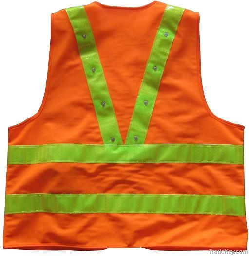 led vest, led safety vest, led reflective vest