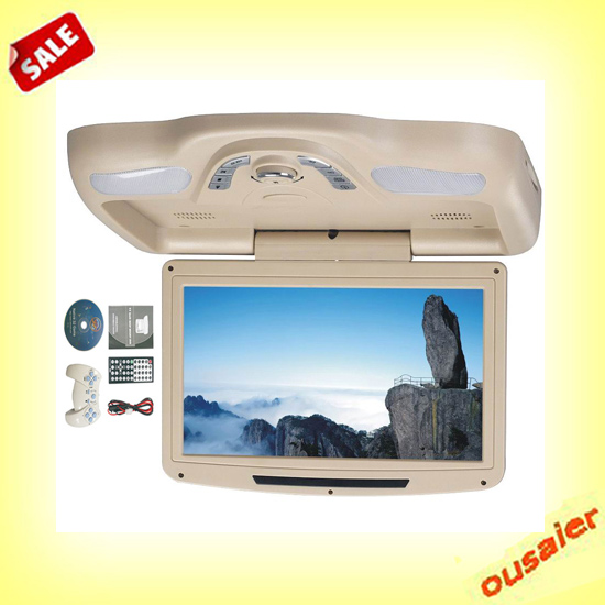 11 inch roof car dvd player with FM, IR game(optional)