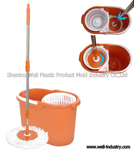 Hand-Press Double Devices Magic Mop
