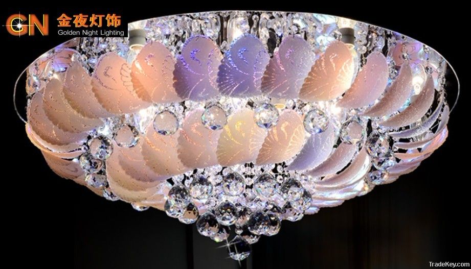 modern crystal chandelier lighting for living room