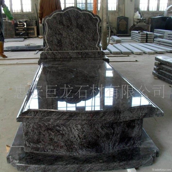 Granite marble tombstone