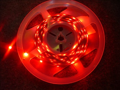 IP64 SMD3528 Flexible Red LED Strip Light