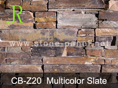 Cement Based Ledgestone Stone Panel, Modular Stacked Stone Veneer