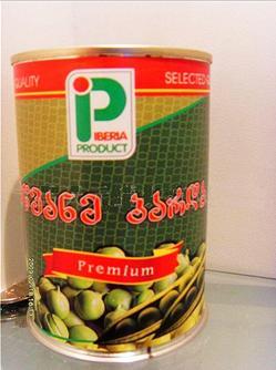 canned green peas