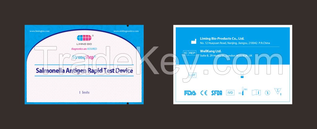 StrongStepÂ® Salmonella Antigen Rapid Test Device