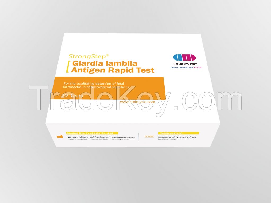 StrongStepÂ® Giardia lamblia Antigen Rapid Test