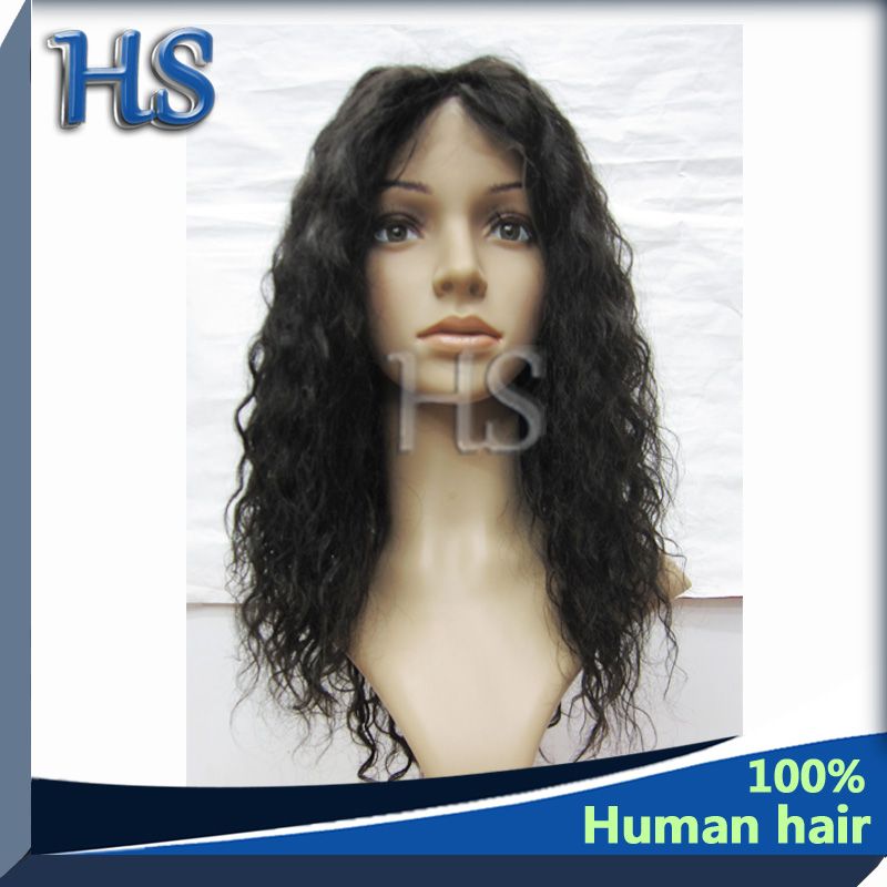 Human Hair Wig, Full Lace Wig Deep Wave