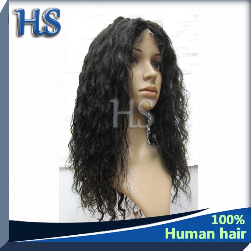 100% Brazilian Glueless Wig Human Hair Full Lace Wig