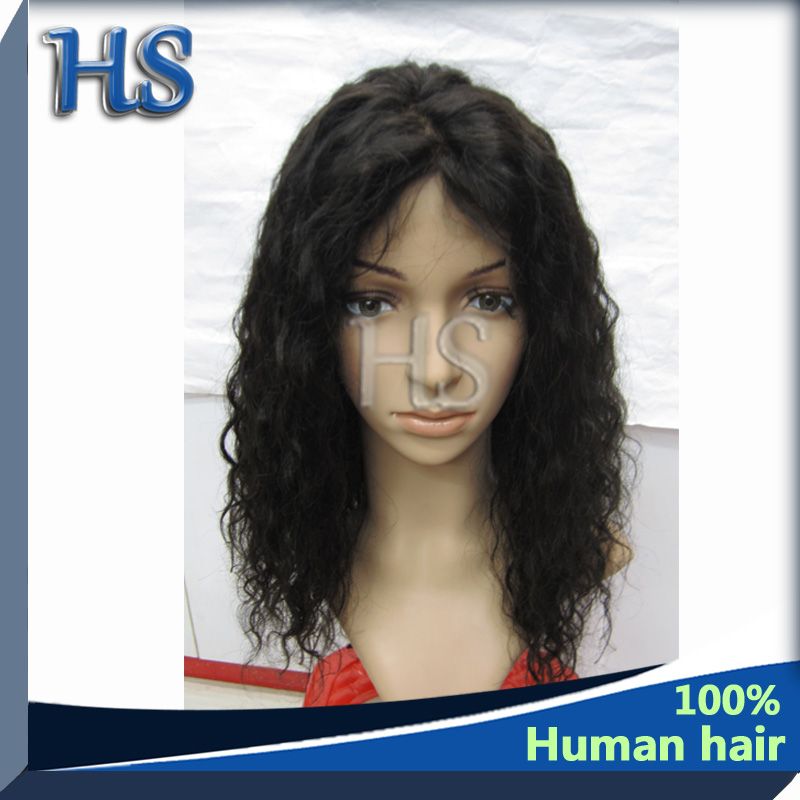 100% Brazilian Glueless Wig Human Hair Full Lace Wig