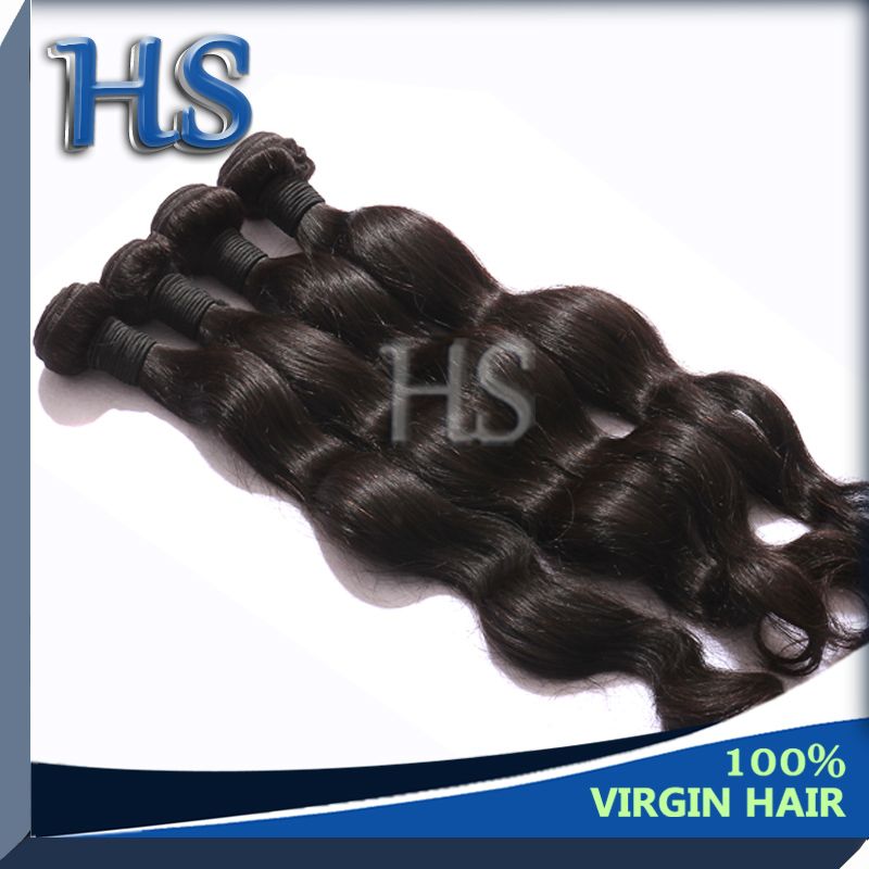 Human hair, Brizilian virgin hair weft