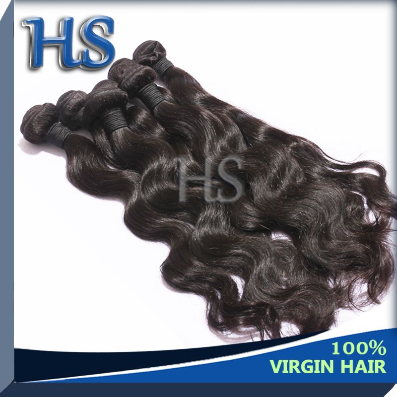 Human hair, Brizilian virgin hair weft