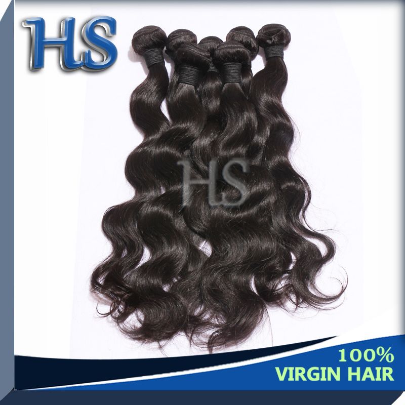 Brazilian virgin human hair body wave hair extension
