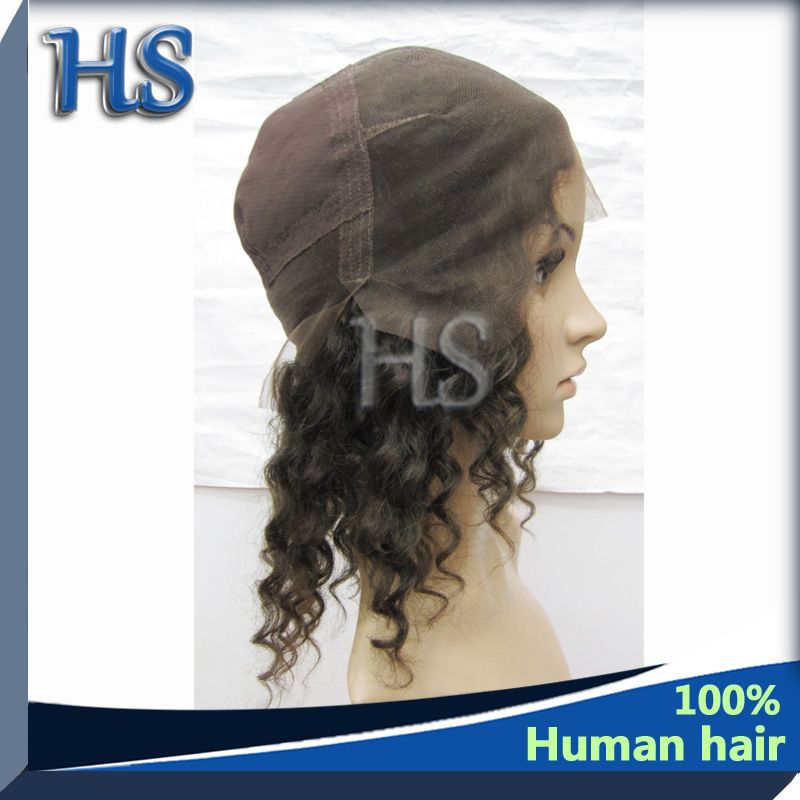 Human Hair, Full Lace Wig Deep Wave