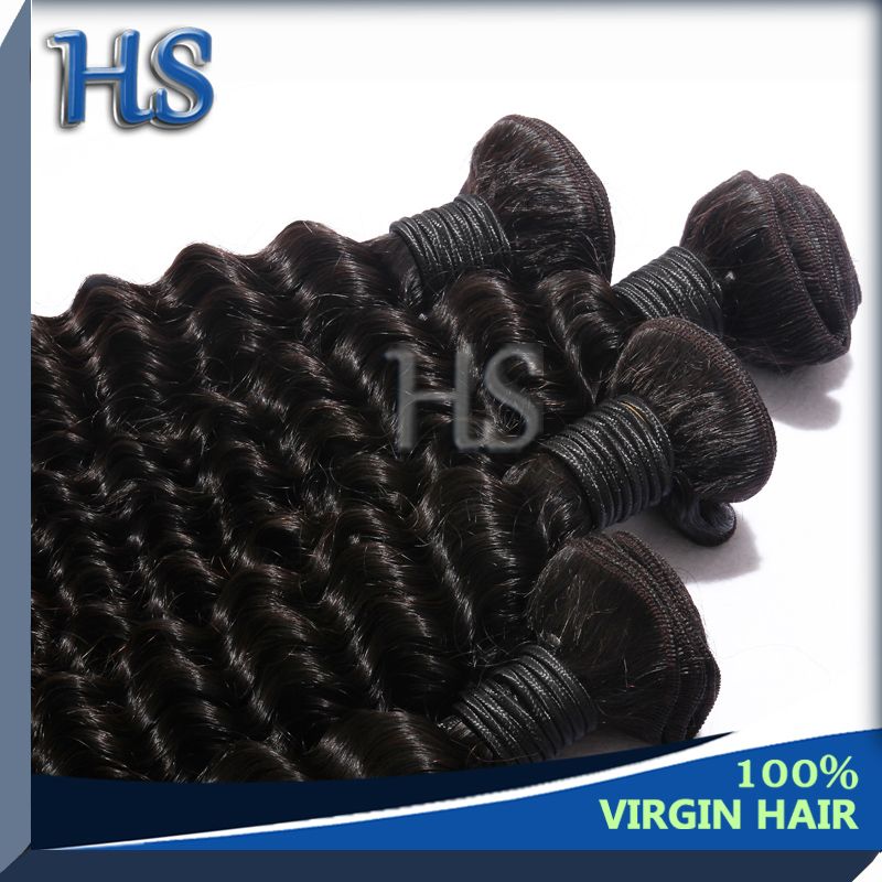 Human hair extension or hair weaving