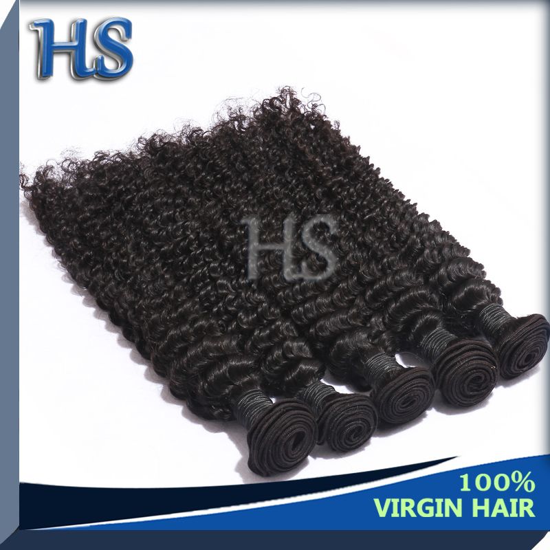 Brazilian hair extension virgin remy hair deep wave
