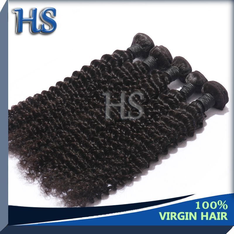 Brazilian hair extension virgin remy hair deep wave