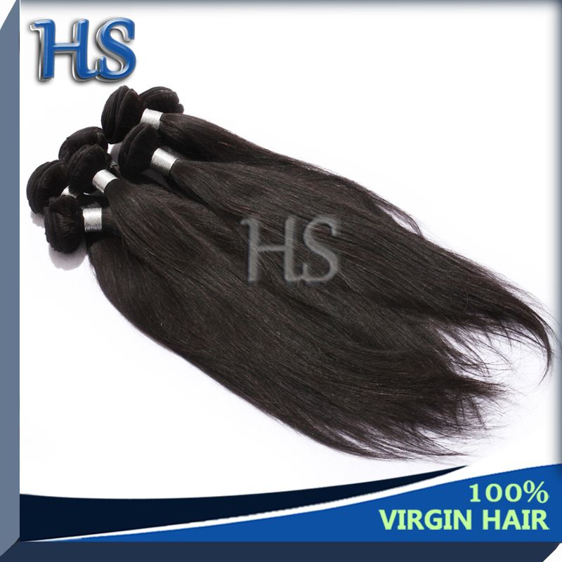 unprocessed virgin human hair Indian straight
