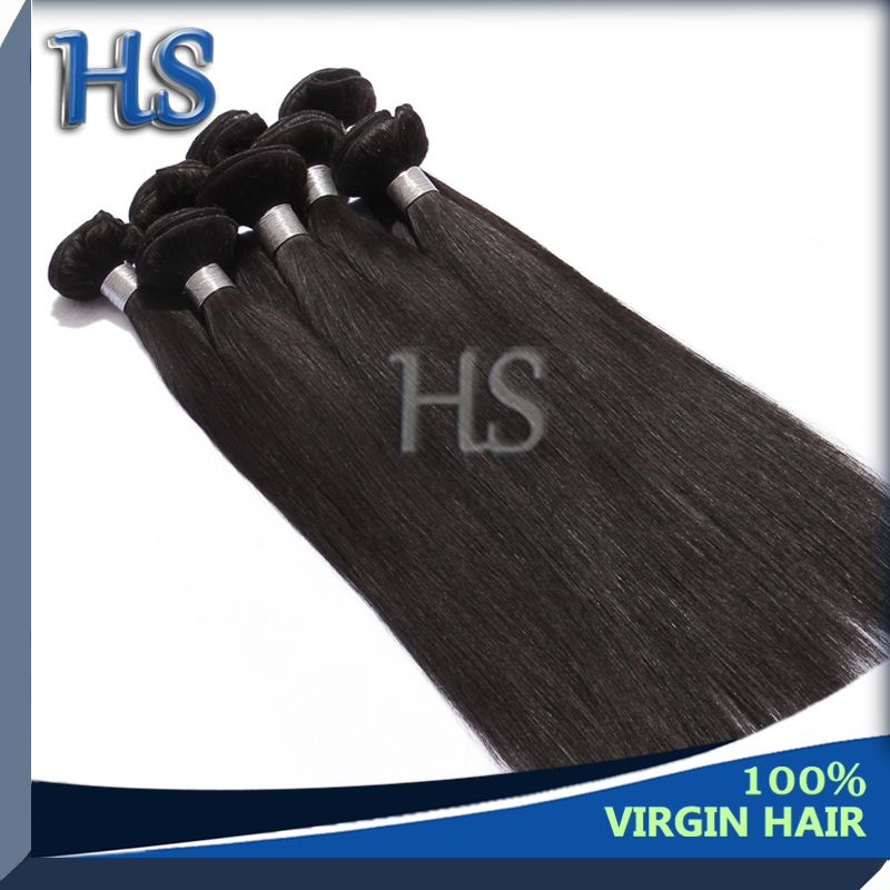unprocessed virgin human remy hair Indian straight