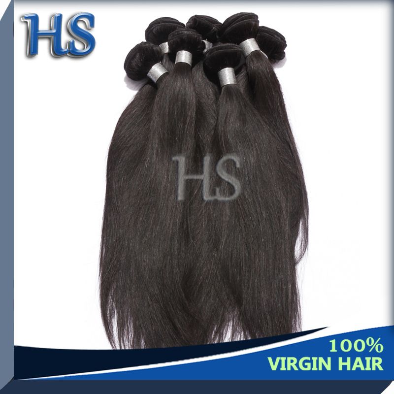 100% human virgin hair indian straight hair