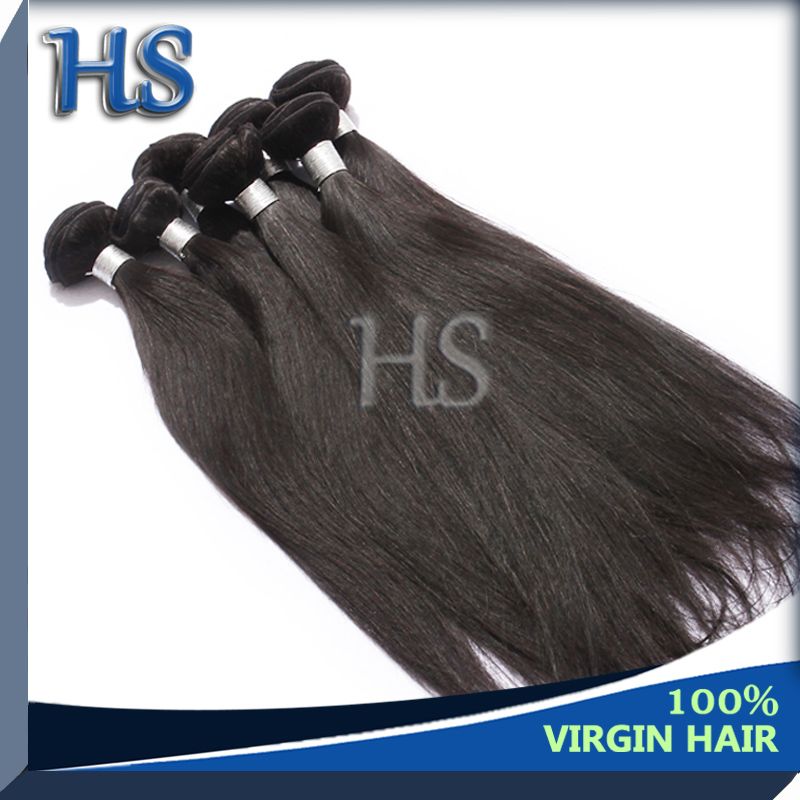 100% human virgin hair indian hair straight