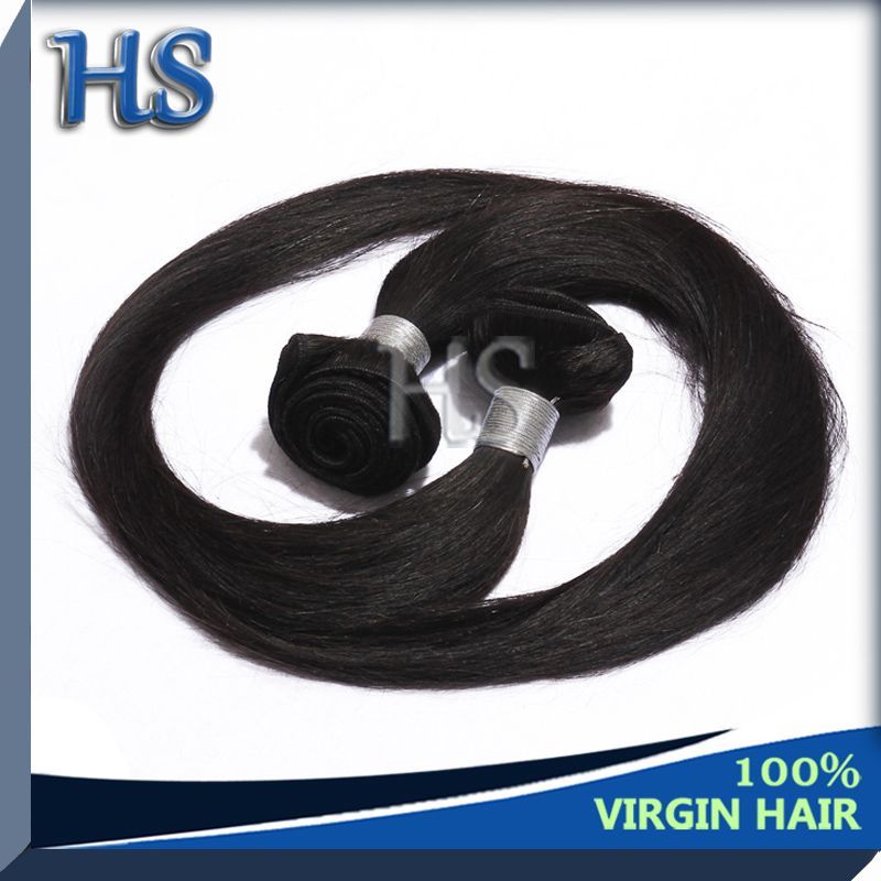 high quality indian straight virgin hair weft