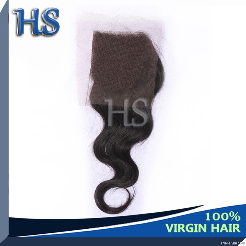 virgin hair silk base closure