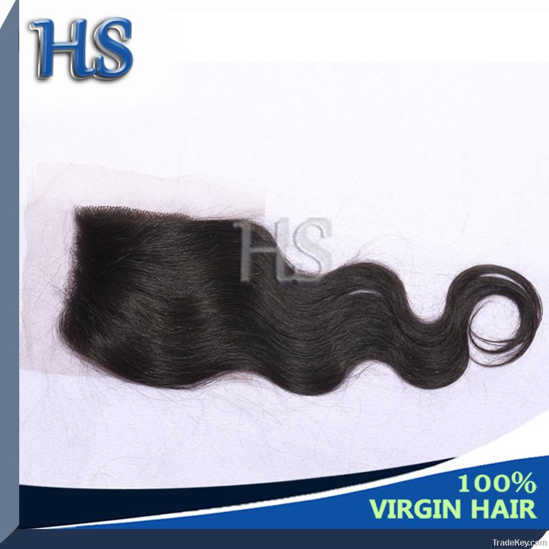 virgin hair silk base closure