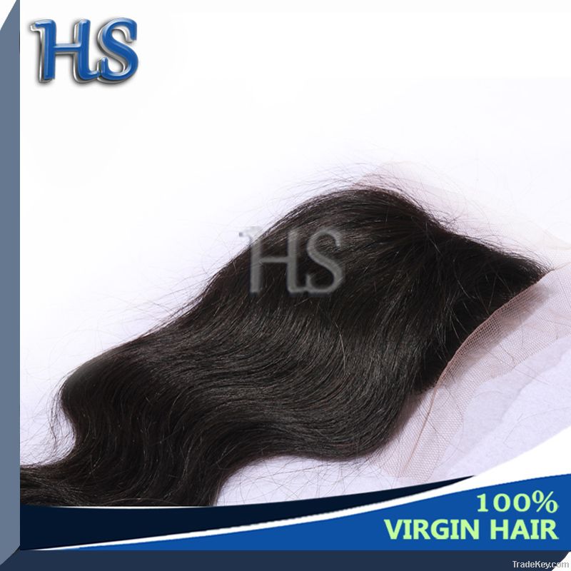 virgin hair silk base closure