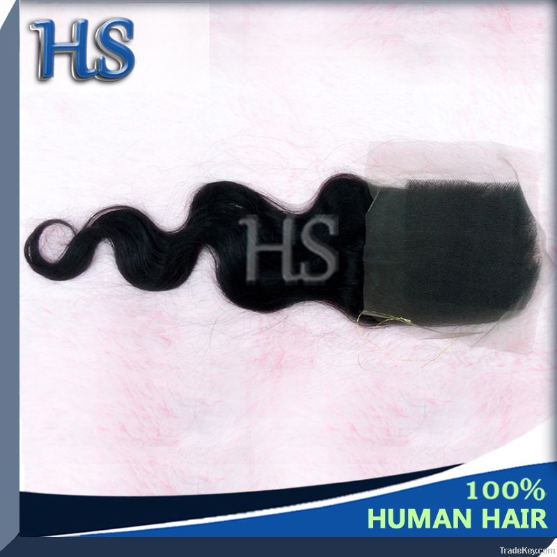 HS hair Competitive price Top lace closure
