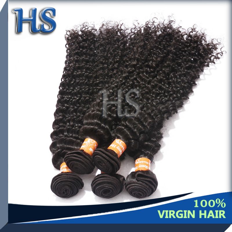 virgin hair peruvian deep curly hair weft