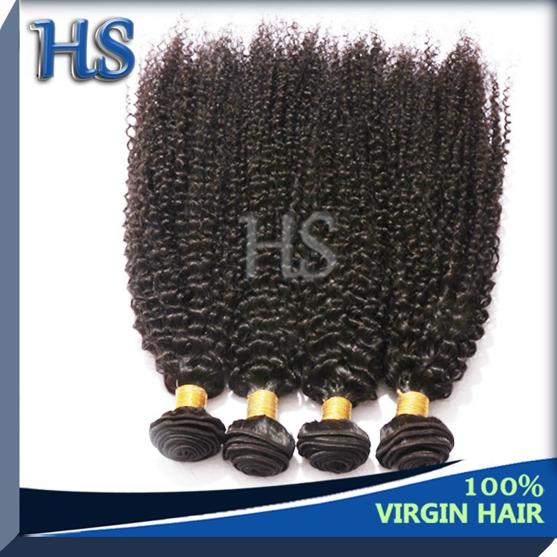 Natural human hair weft