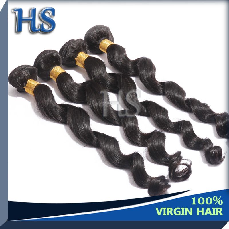 Malaysian virgin remy hair weft loose wave