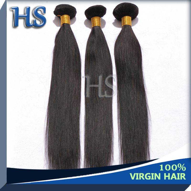 Malaysian virgin remy silky straight hair weft