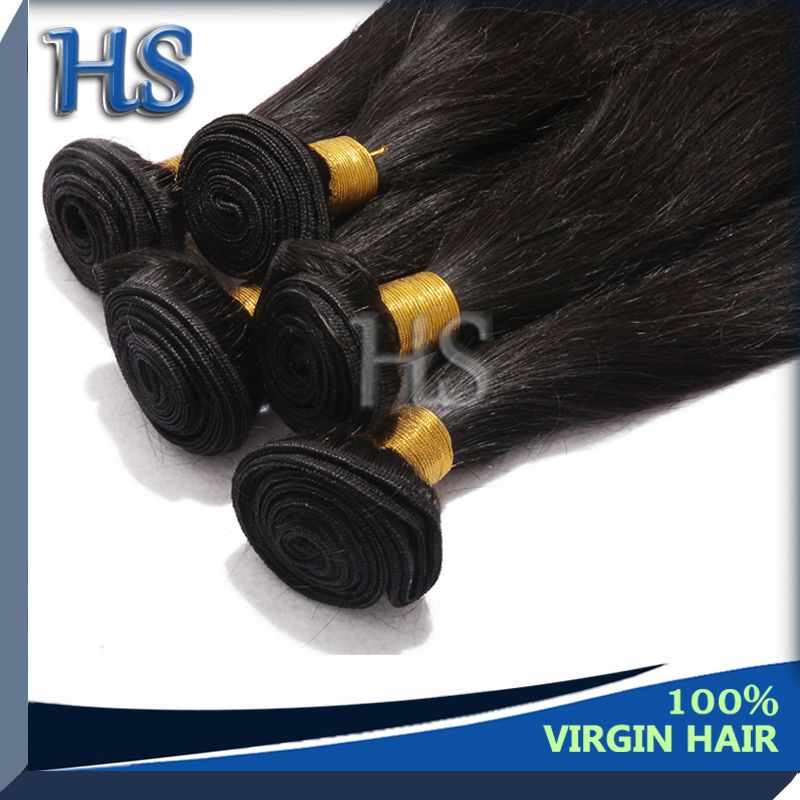 Malaysian virgin remy silky straight hair weft