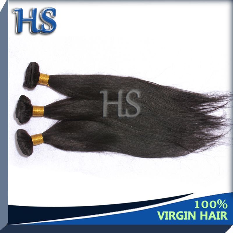 Malaysian virgin remy silky straight hair weft