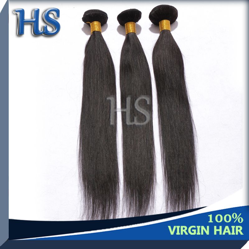 100% human hair Silky Straight