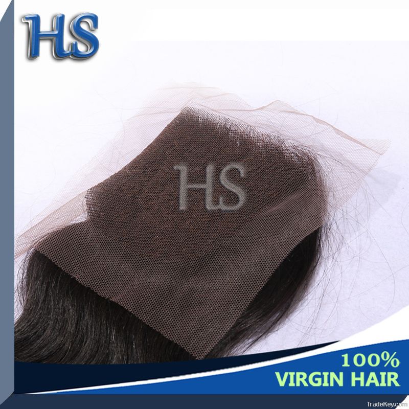 virgin hair silk base top closure