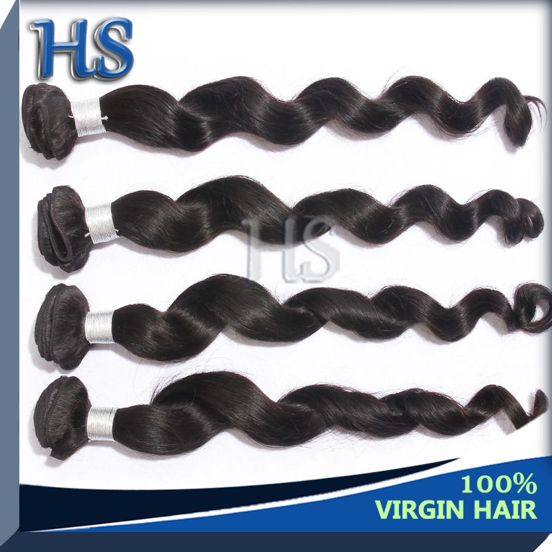 natural color loose wave Indian virgin remy hair wholesale
