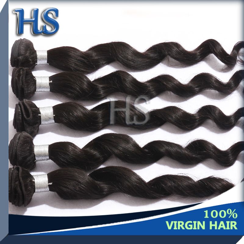 top selling Indian human virgin hair loose wave