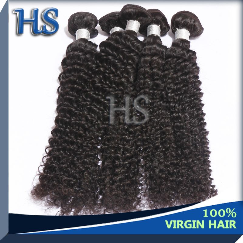 natural color Indian virgin hair deep curly