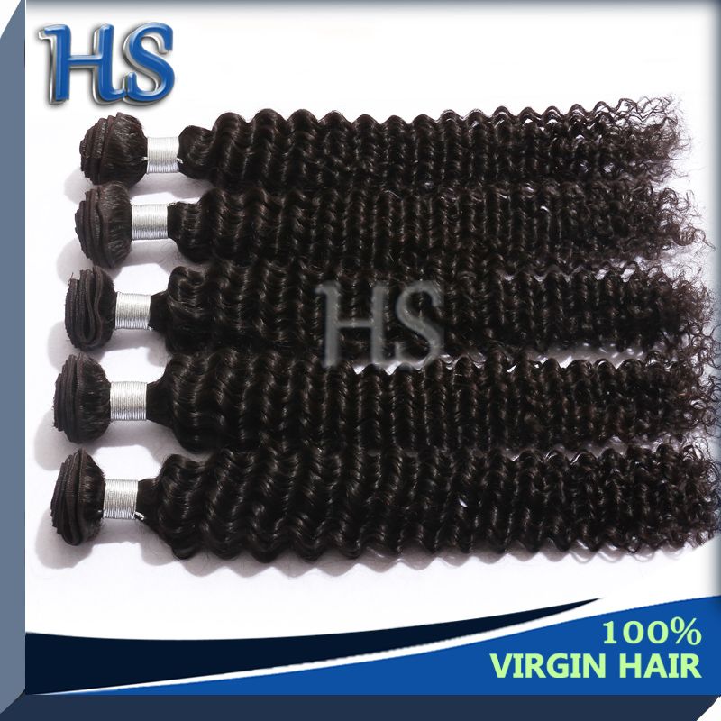top selling Indian virgin hair deep wave hair weft