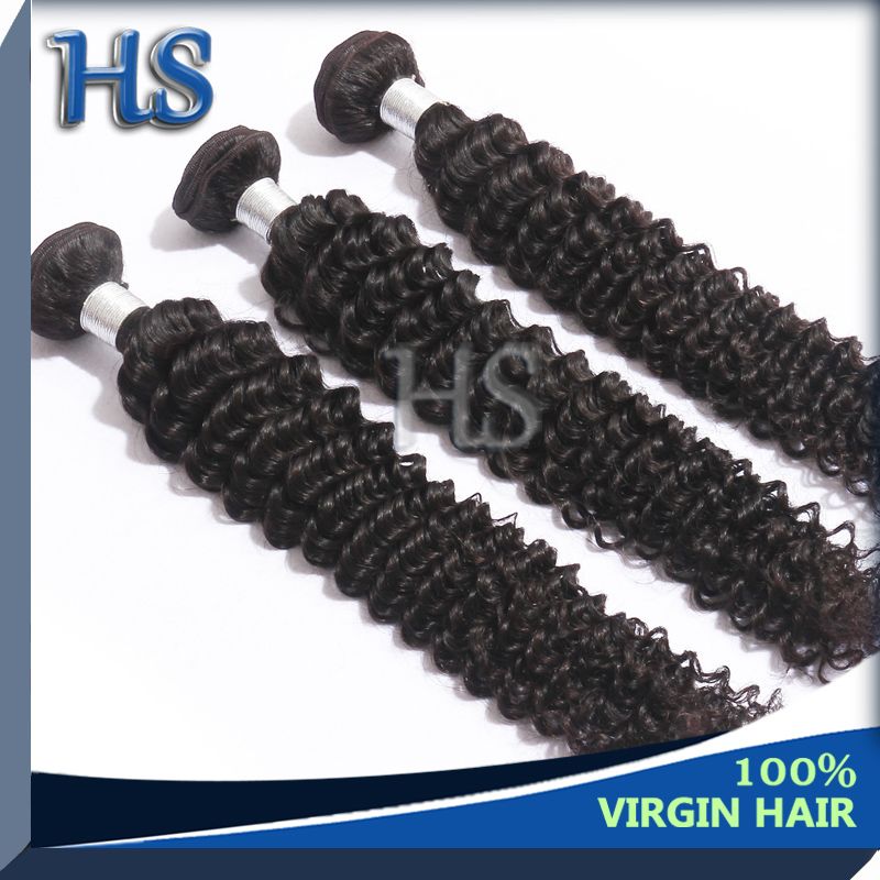 hair weft indian virgin hair deep curly