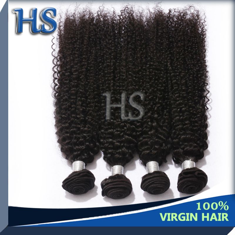 best quality Indian human virgin hair kinky curly