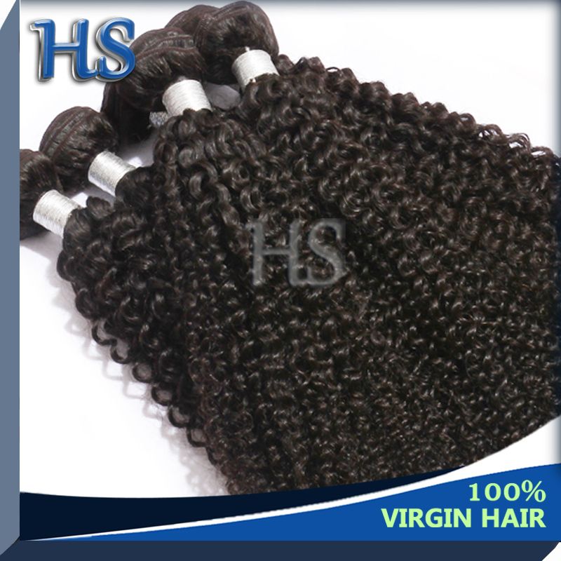 best sale Indian virgin hair kinky curly hair weft