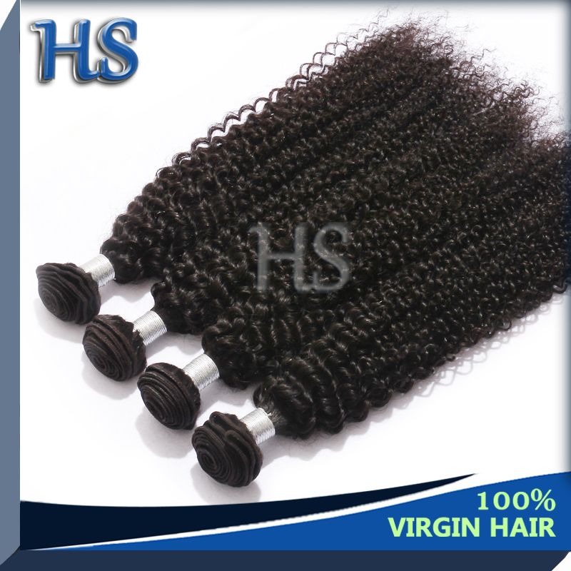 best sale Indian virgin hair kinky curly hair weft