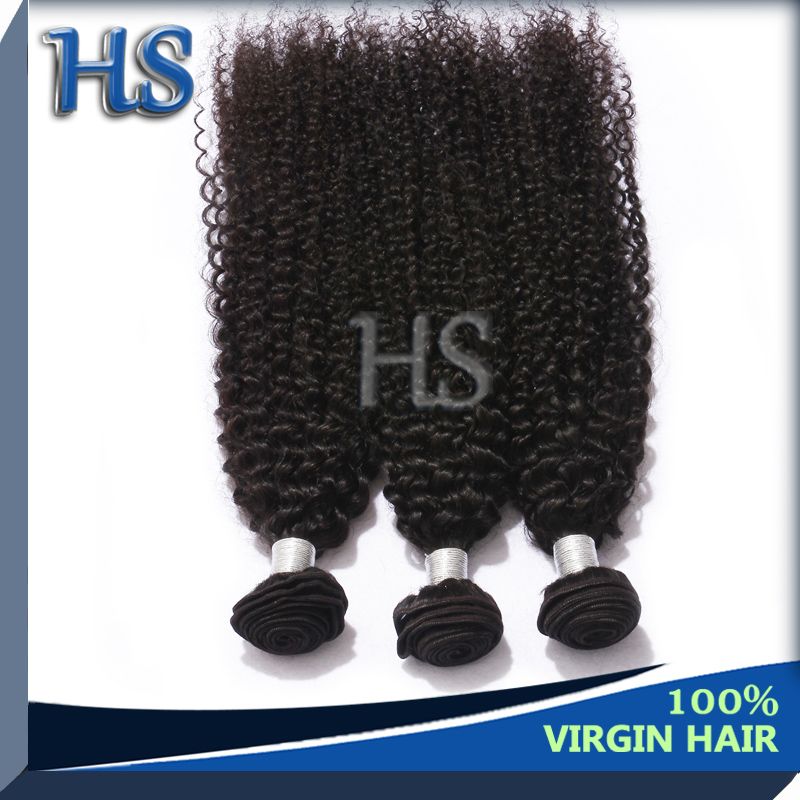 cheap price Indian virgin hair kinky curly machine weft