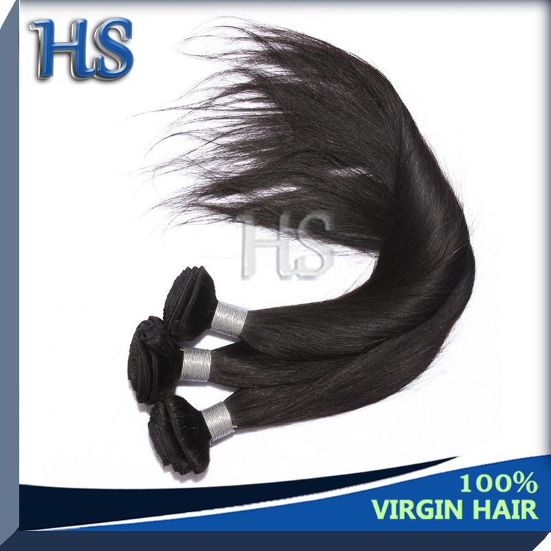 cheap price Indian virgin hair straight machine weft