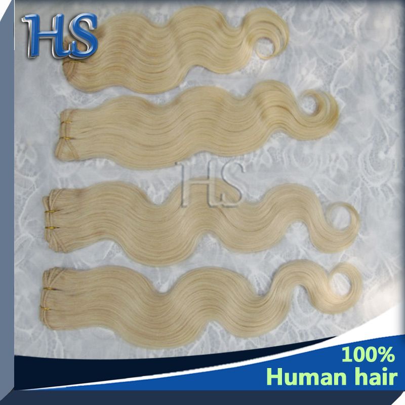HS hair 100% human remy hair weft 613#