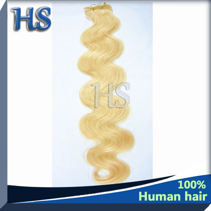 Blonde 100% human remy hair wave 613# 